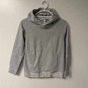 Lululemon girls sweatshirt with hood blue size 4
